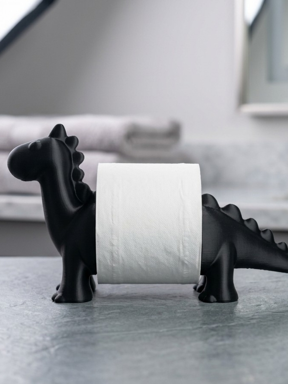 Dinosaur Toilet Paper Holder - Playful Bath Accent